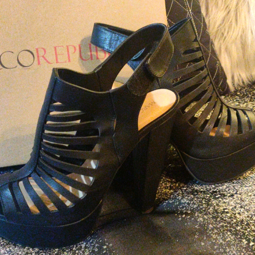 MarcoRepublic, heels, 10 - black